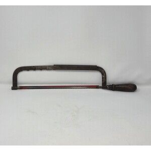 Starrett No 144 Hacksaw Athol Mass USA Vintage Machinist Tool Adjustable